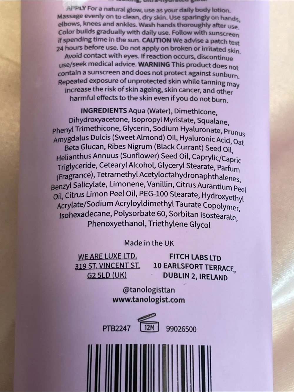Tanologist Daily Glow - Hydrating Gradual Tanning Lotion - Medium to Dark